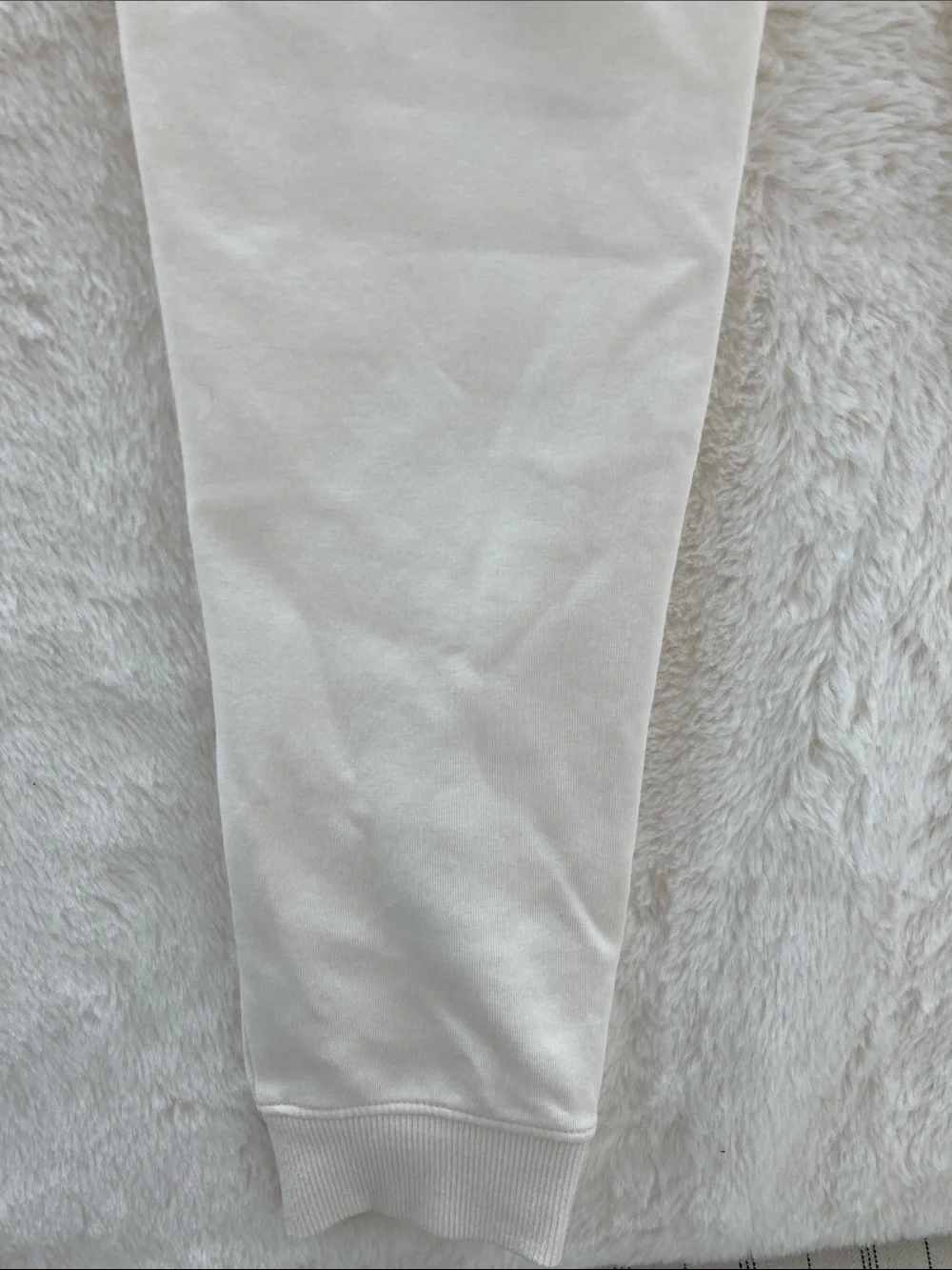 SALE! Old Navy Girls Cream Drawstring Jogger Sweatpants w/ Zip Pockets L 10-12